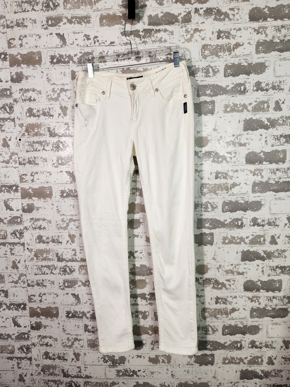 Silver Jeans White Boot Cut Women's Jeans